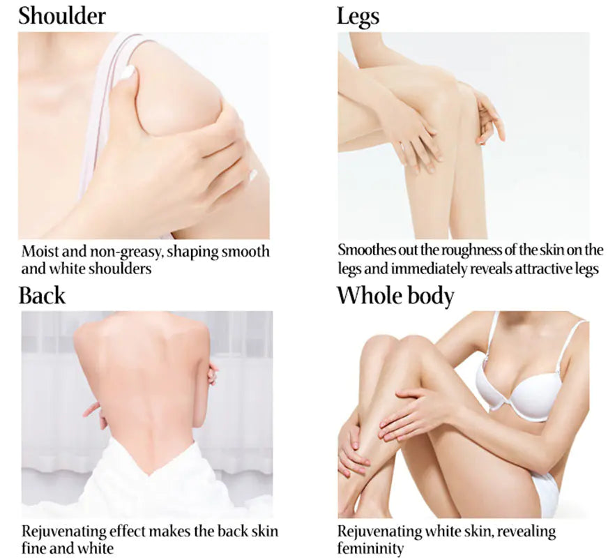 Large White Tank Body Milk Moisturizing Cream for Skin