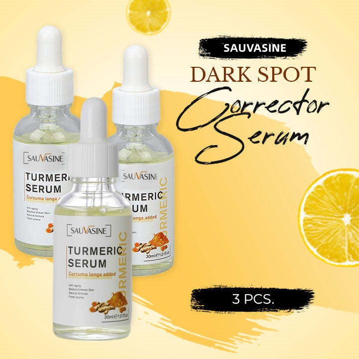 Turmeric Face Whitening Serum - Brighten Dark Spots | GLAMBEAUTY