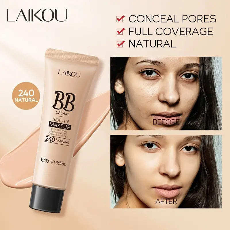 LAIKOU Waterproof BB Cream - Full Coverage Foundation 30ml