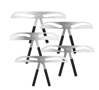 Stainless Steel Brow Ruler and Shaping Tool