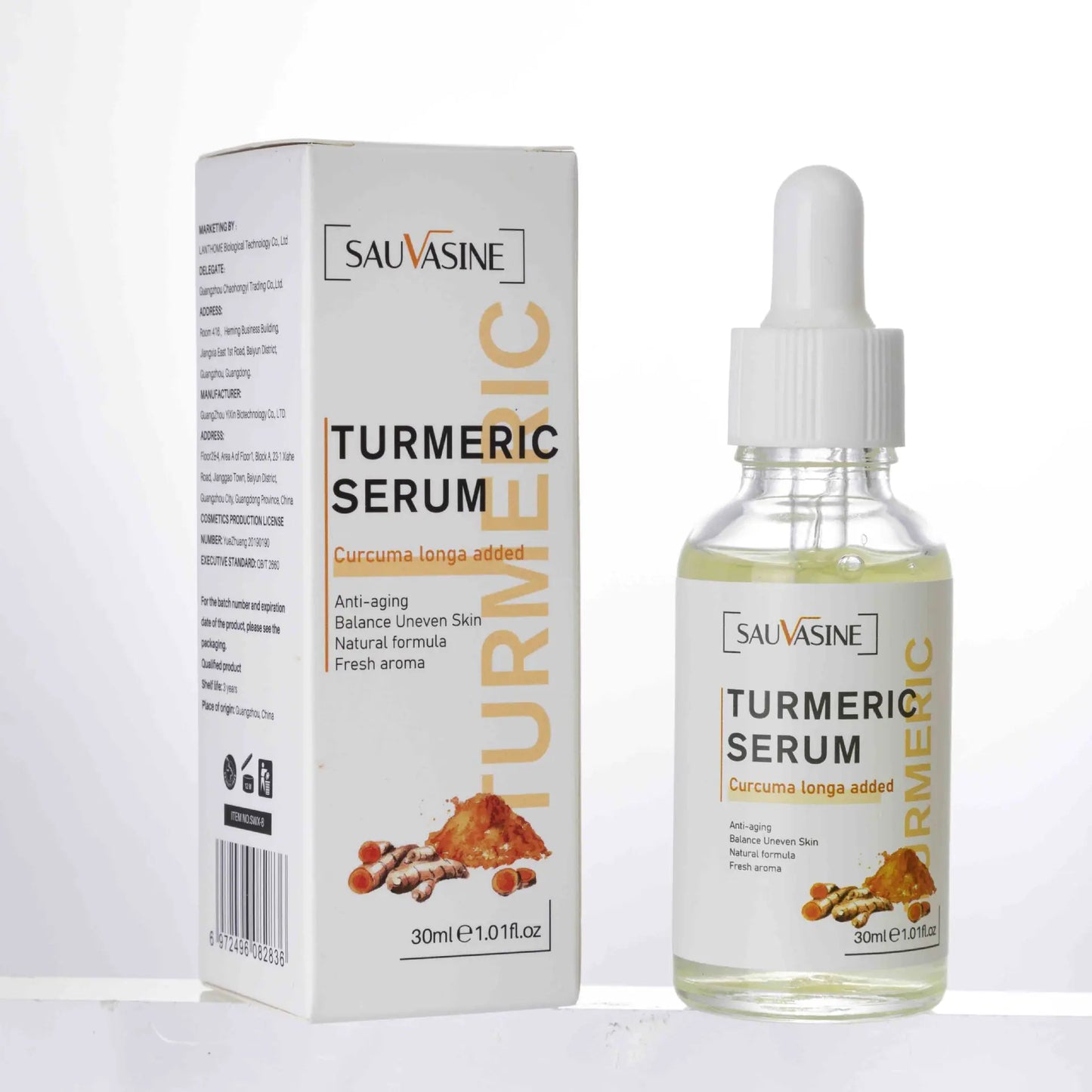 SAUVASINE 30ml Turmeric Serum for Face Care