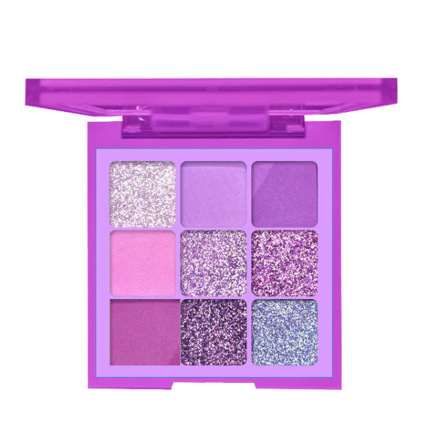 INSFANY Vivid Purple Eyeshadow Palette (9 Shades)