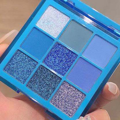 INSFANY Vivid Purple Eyeshadow Palette (9 Shades)