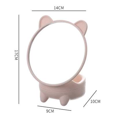 High-Definition Desktop Makeup Mirror for Students